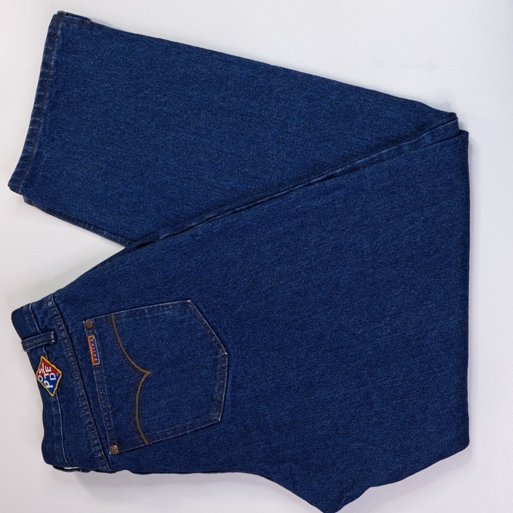 Vintage 90's Western Posted Slim Lowered Mid-Rise Tapered Leg Size 15/16